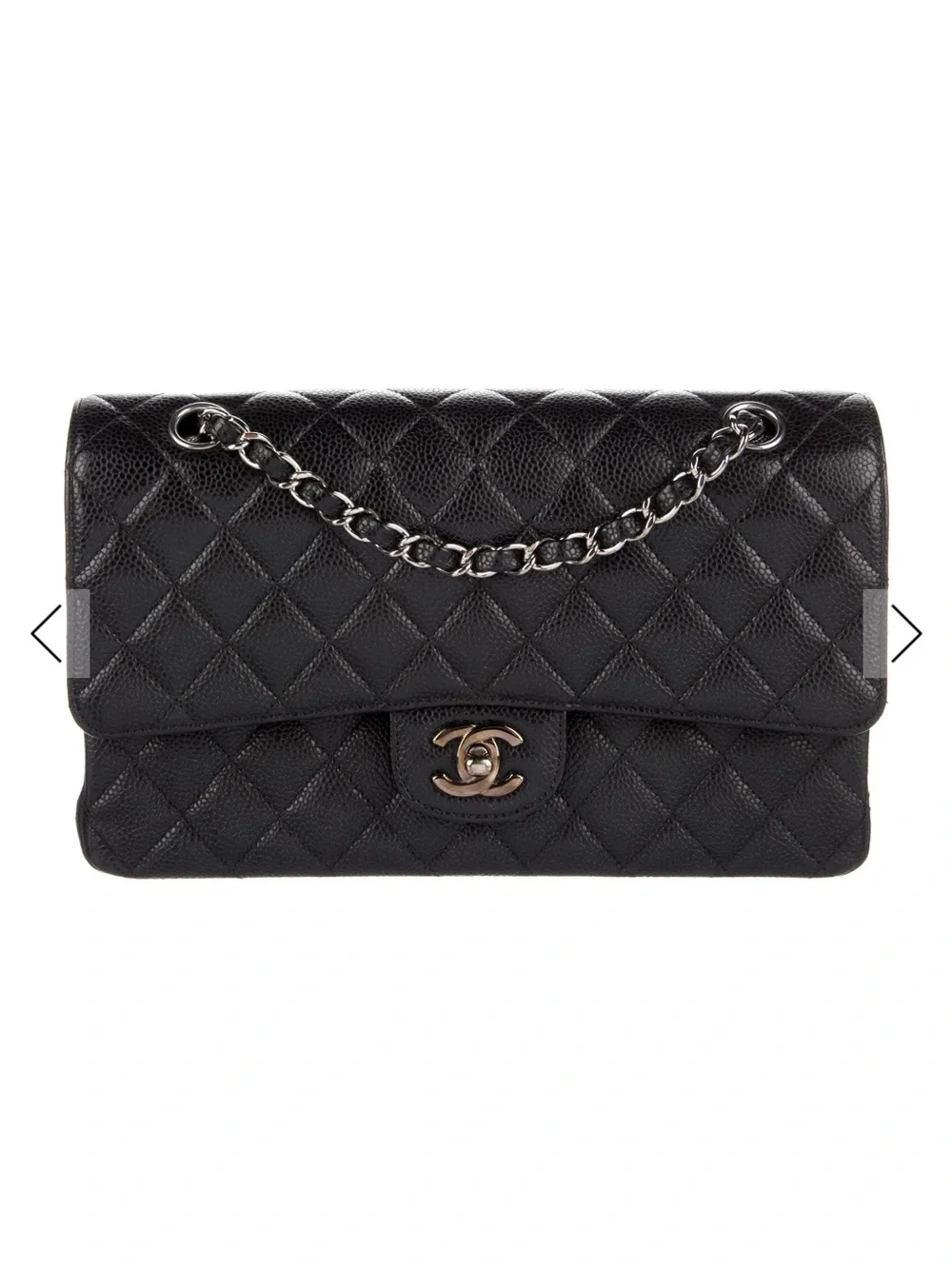 Chanel Vintage Quilted Double Flap Medium Shoulder Bag in Black - Picture 1 of 6